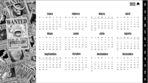 Calendario One Piece 2025 (Español)